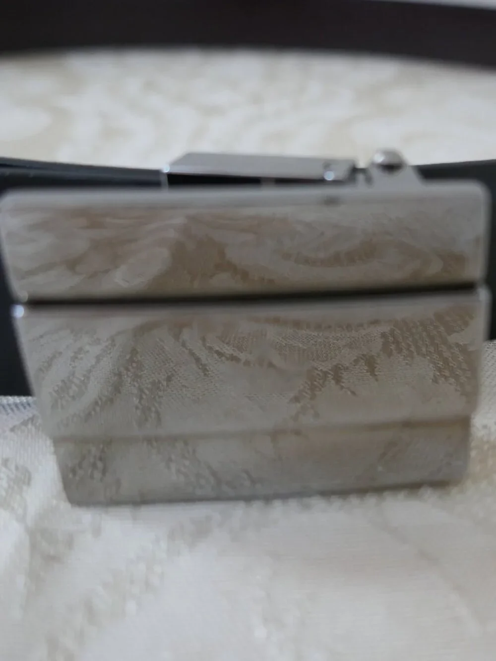 Gucci Belt Men's Black Brown Reversible Rectangular Buckle Italy Quiet Luxury